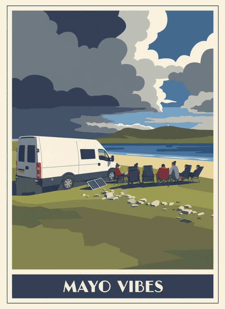 Vintage travel poster of County Mayo, Ireland — RetroRoam
